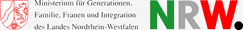 Logo Ministerium für Generationen, Familie, Frauen und Integration des Landes Nordrhein-Westfalen
